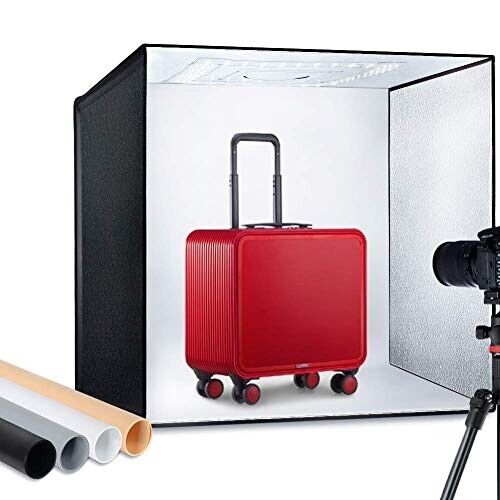 24" LESDDI Studio Light Box 60 x 60cm Brightness Adjustable Foldable
