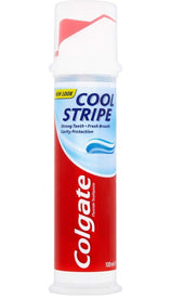 6 X Colgate Triple Cool Stripe Toothpaste Pump (100ml) pack 6