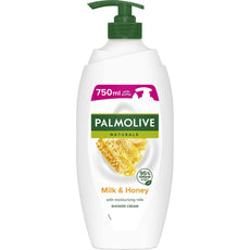 3 x Palmolive Naturals Milk & Honey Shower Gel Pump 750 ml